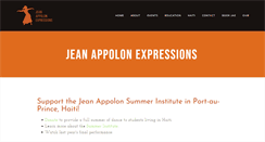 Desktop Screenshot of jeanappolonexpressions.org