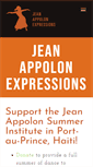 Mobile Screenshot of jeanappolonexpressions.org